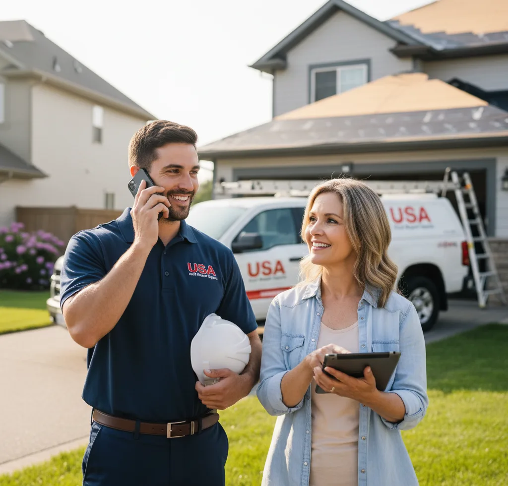 USA Roof Repair Experts customer support in Kenai